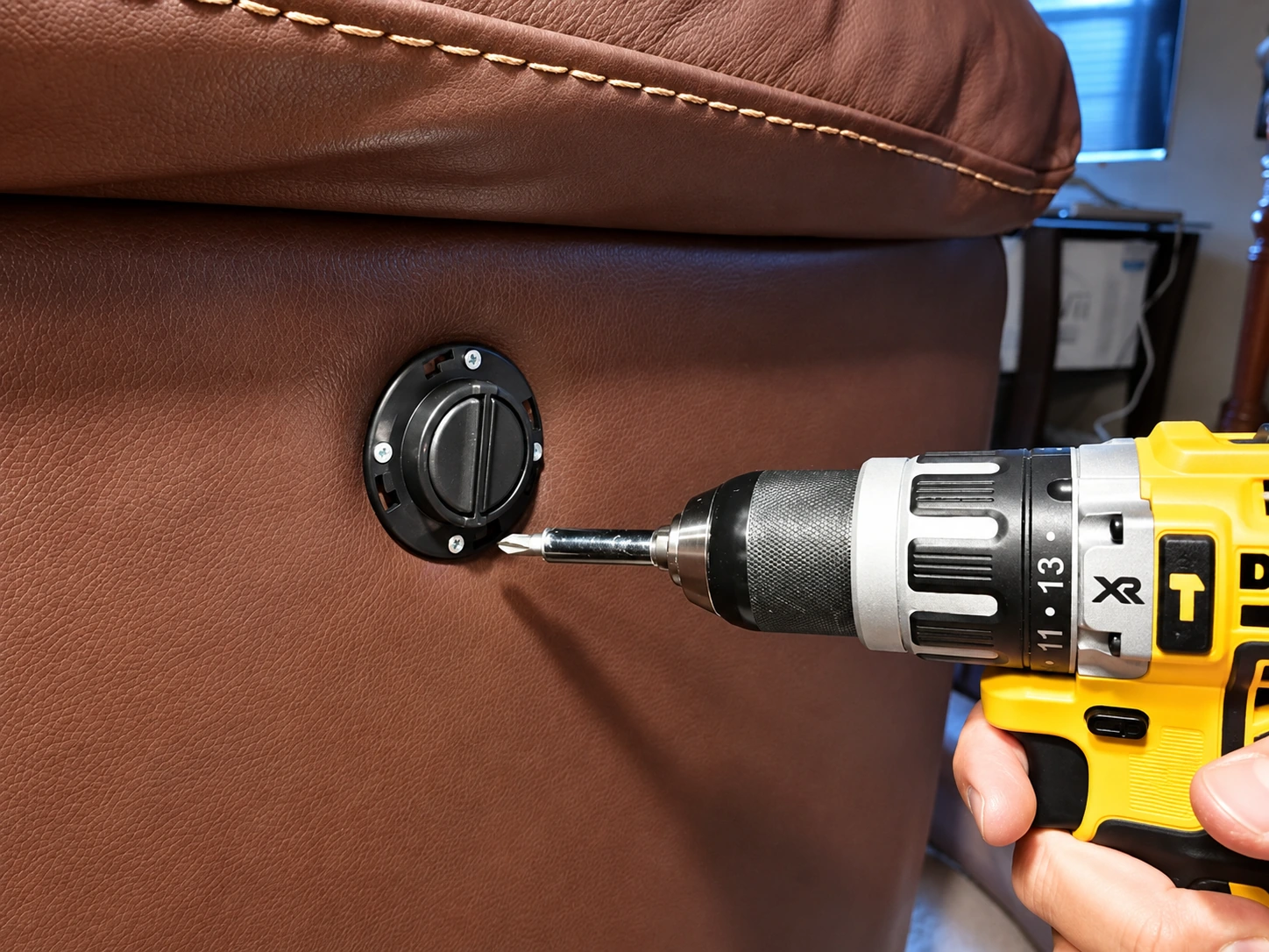 Power switch mounting detail