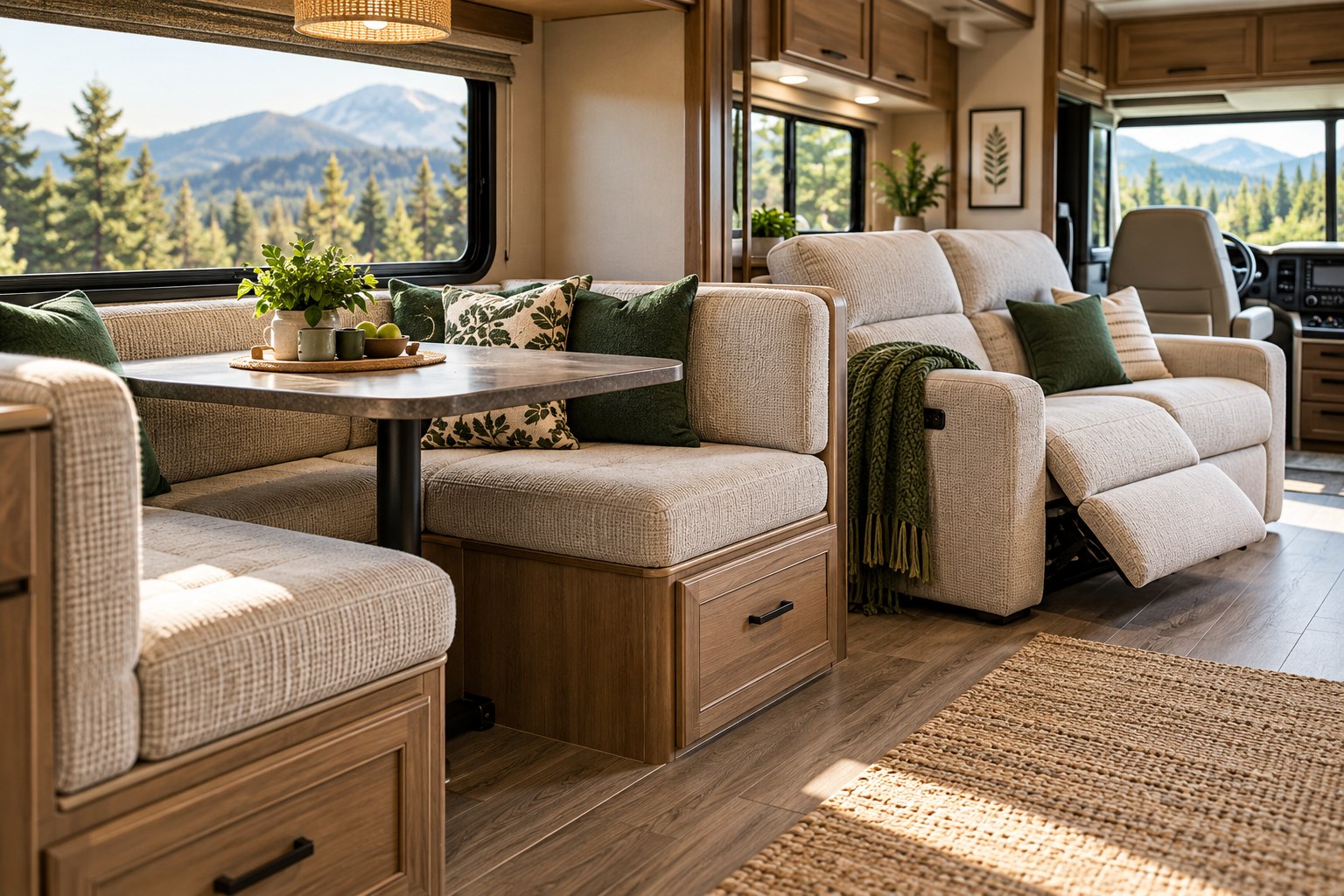 AI illustration of rv & camper furniture restoration